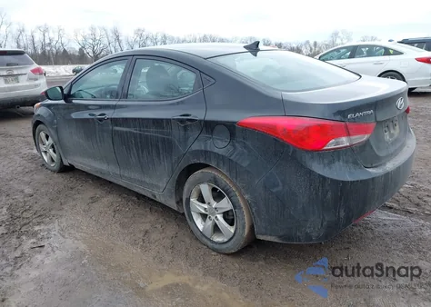 2013 Hyundai Elantra Gls z USA, uszkodzony, nr VIN 5NPDH4AE0DH331472